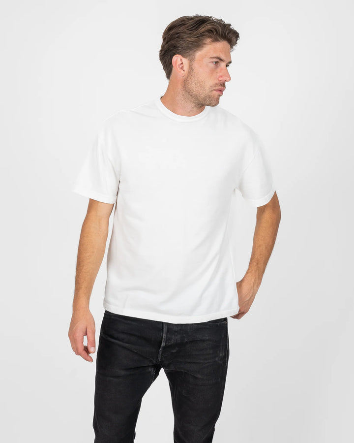 Iron Heart UTILITEES 10oz Heavyweight Crew Neck T-Shirt - White