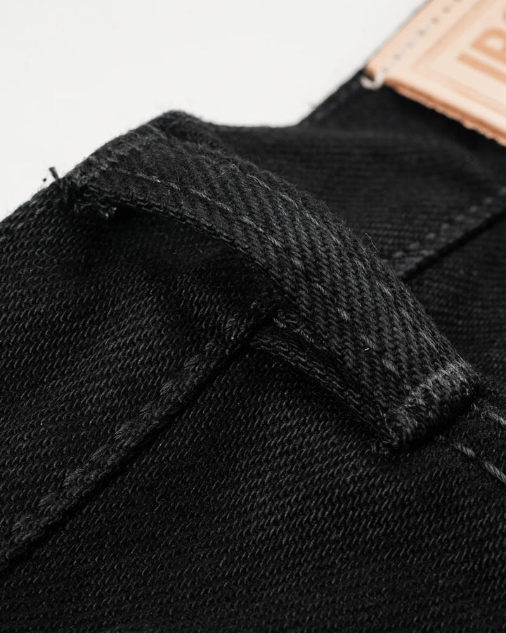 Iron Heart 634S 21oz Selvedge Denim Straight Cut Jeans - Superblack (Fades To Grey)
