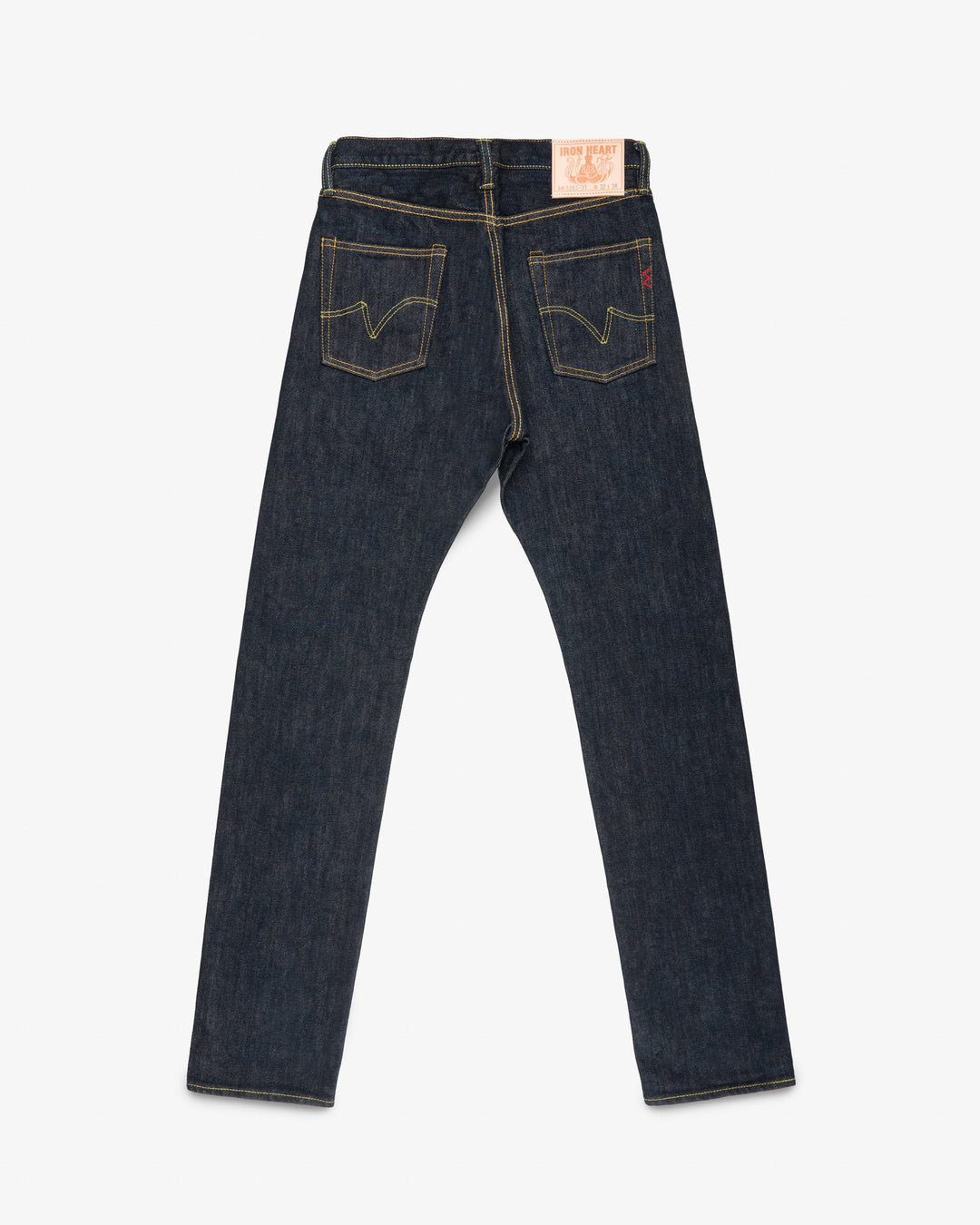 Iron Heart 888 21oz Selvedge Denim Relaxed Tapered Cut Jeans - Indigo