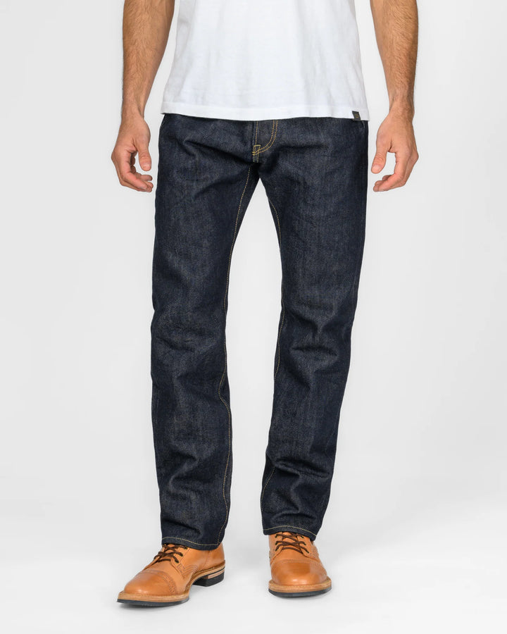 Iron Heart 888 21oz Selvedge Denim Relaxed Tapered Cut Jeans - Indigo