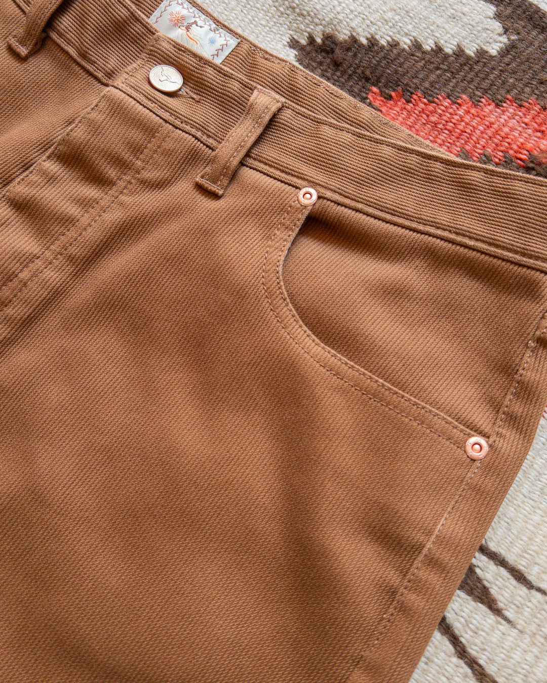 Wythe Bedford Cord Five Pocket Pants - Bay Brown