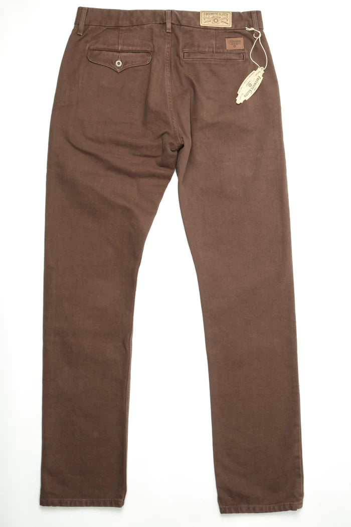 Freenote Cloth Workers Chino Slim Fit 14oz Slub - Bark