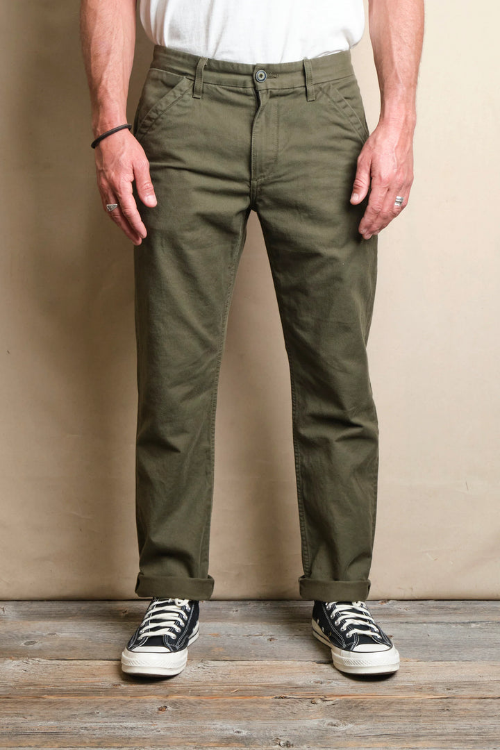 Freenote Cloth Workers Chino Slim Fit - Olive