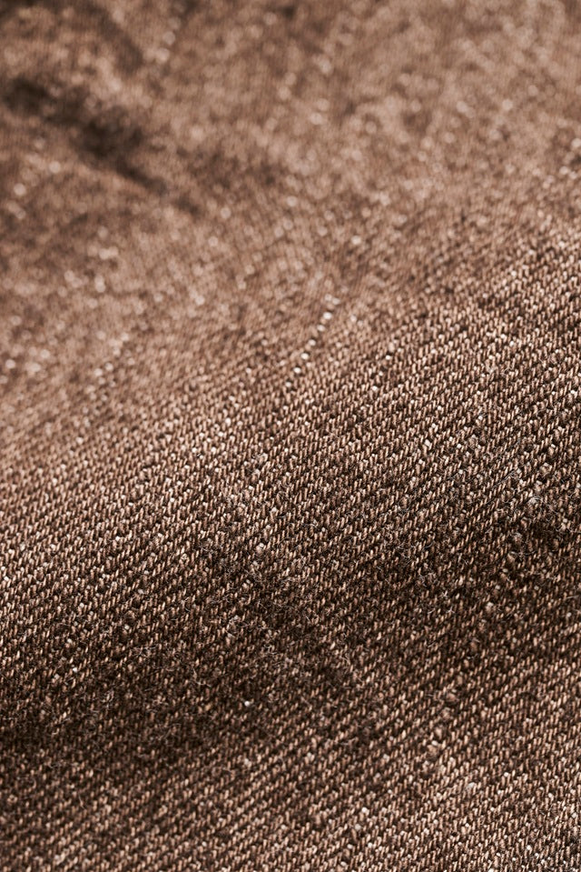 Pure Blue Japan 14oz Brown Selvedge Denim - Relaxed Tapered [BR-14oz-019]