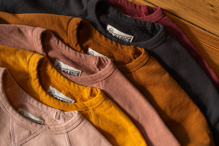 BS Basics Everyday Classic Raglan Crewneck - Bordeaux
