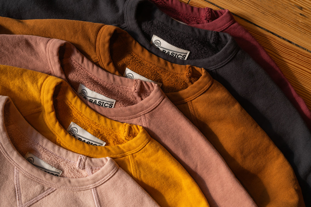 BS Basics Everyday Classic Raglan Crewneck - Blush