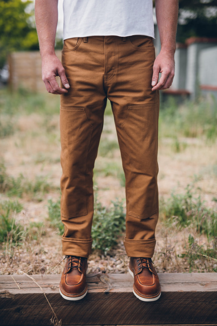 RGT x Berkeley Supply 12oz Canvas Double Knee Strider - Camel