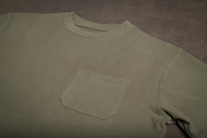 BS Basics Heavyweight Pocket Tee - Fatigue