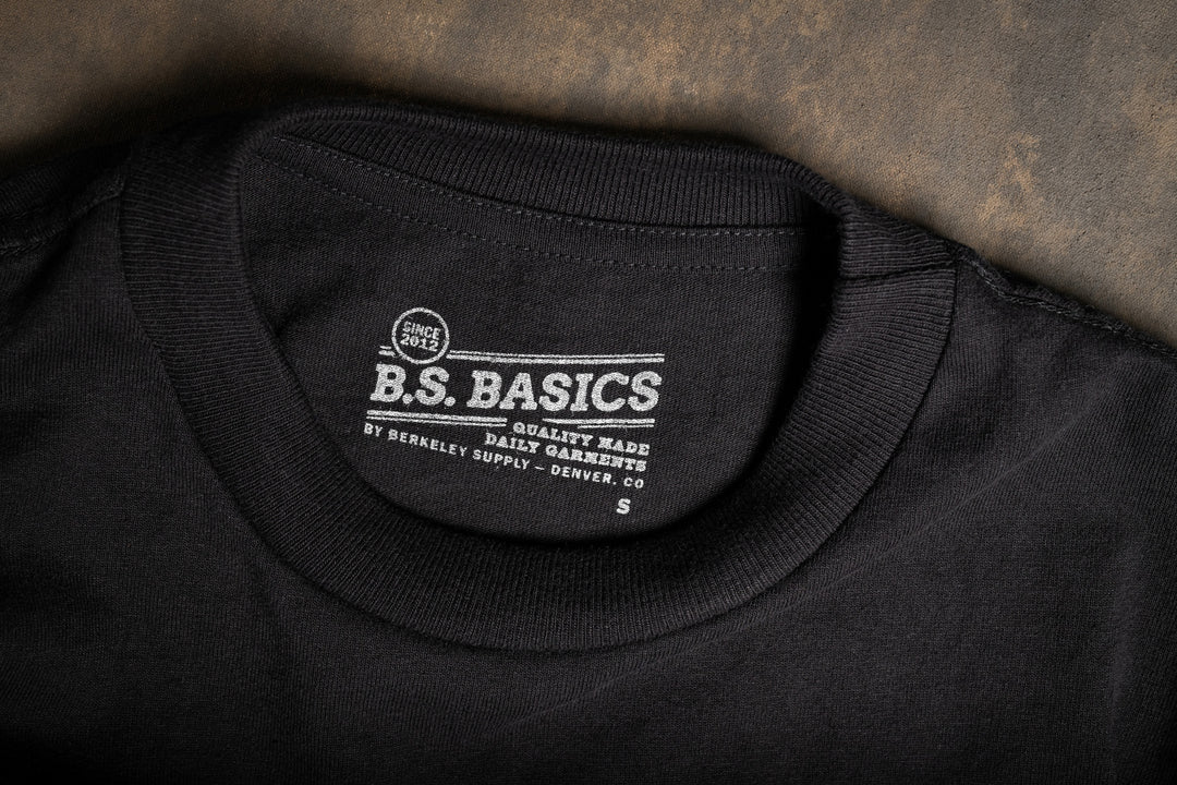 BS Basics Heavyweight Tee - Black