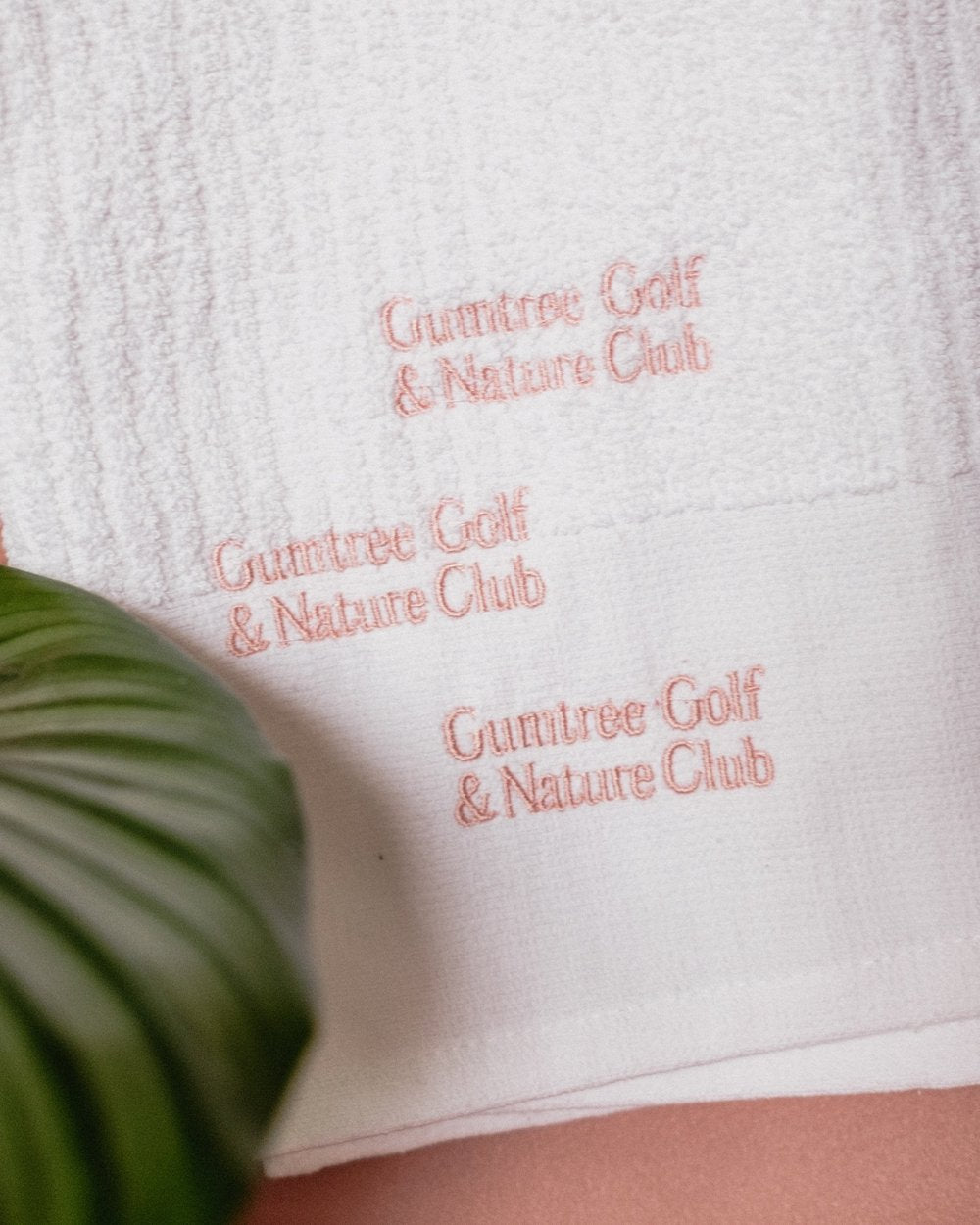Gumtree Golf & Nature Club - Member Caddy Towel in White/Black