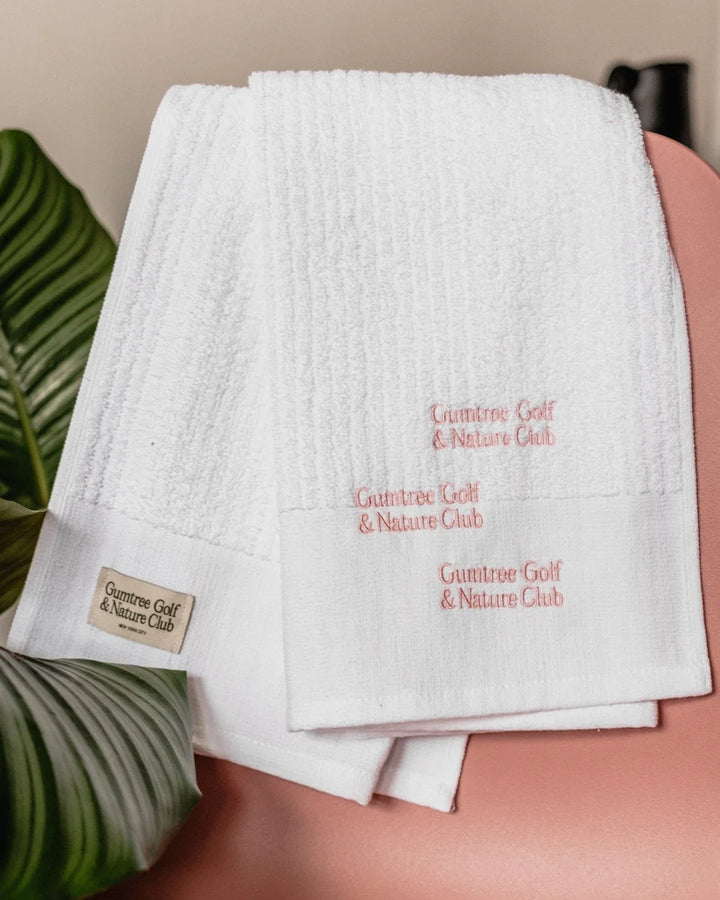 Gumtree Golf & Nature Club - Member Caddy Towel in White/Black