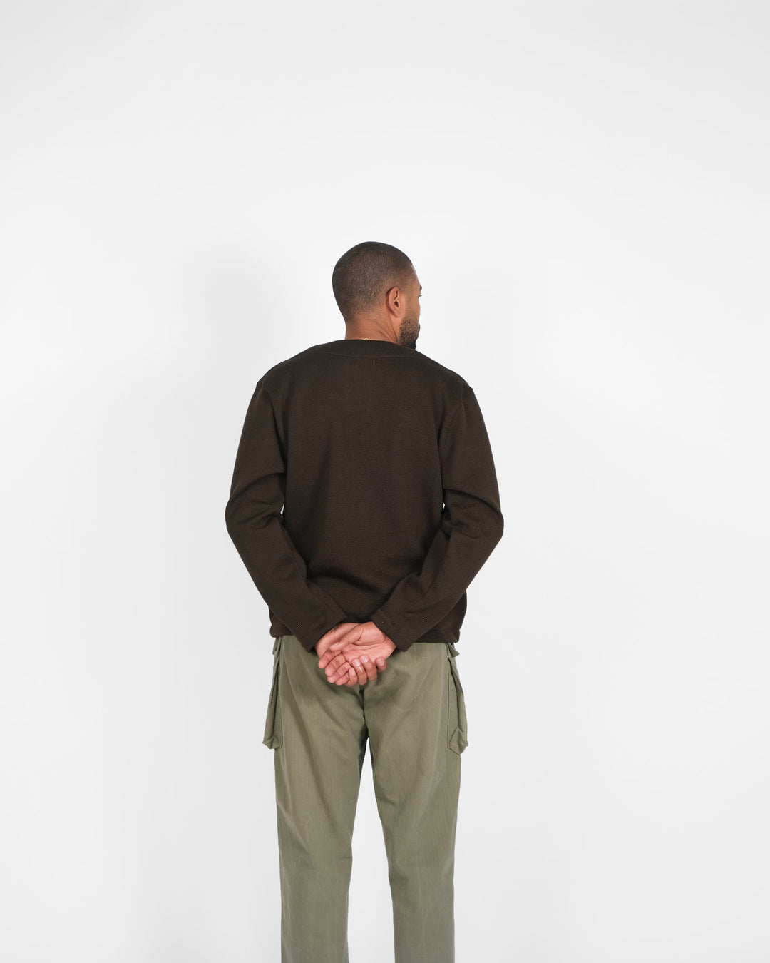 Dehen 1920 Slouchy Cardigan - Brown