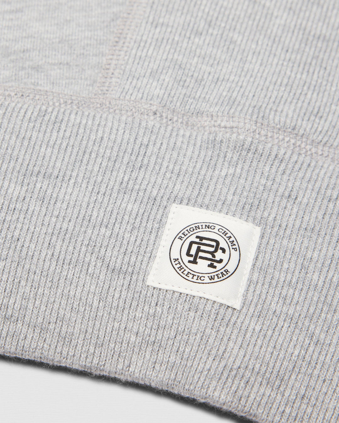Reigning Champ - Knit Midweight Terry Relaxed Crewneck in Heather Grey