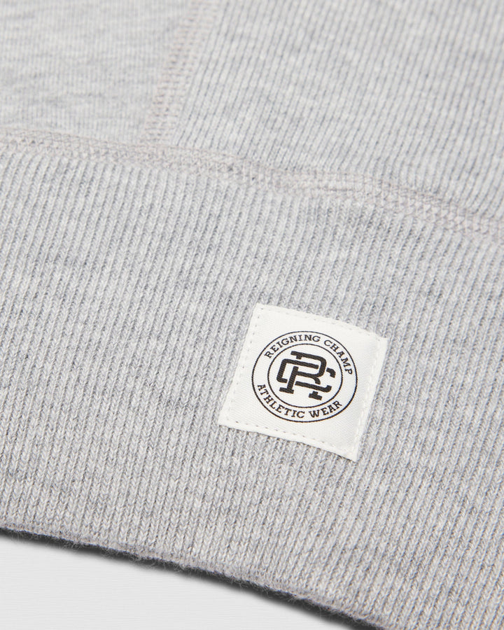 Reigning Champ - Knit Midweight Terry Relaxed Crewneck in Heather Grey