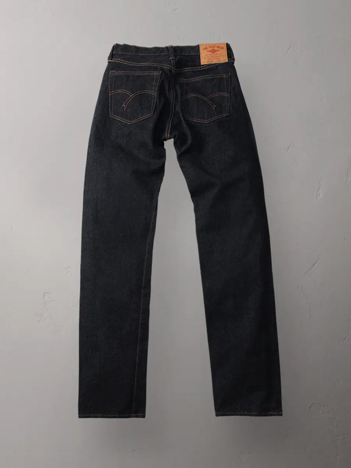 The Flat Head 14.5oz Tapered Straight Indigo Denim [3009]