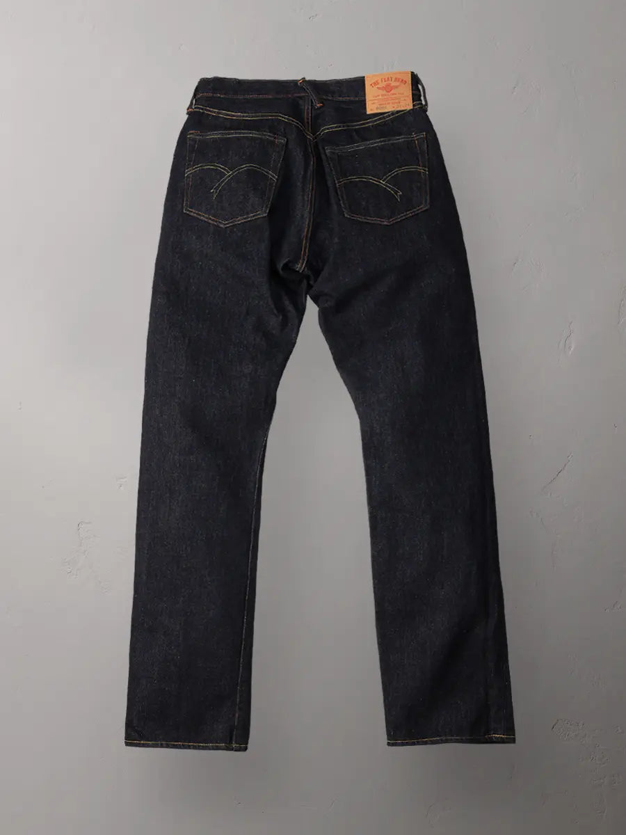 The Flat Head 18oz Wide Tapered Indigo Denim [8004]