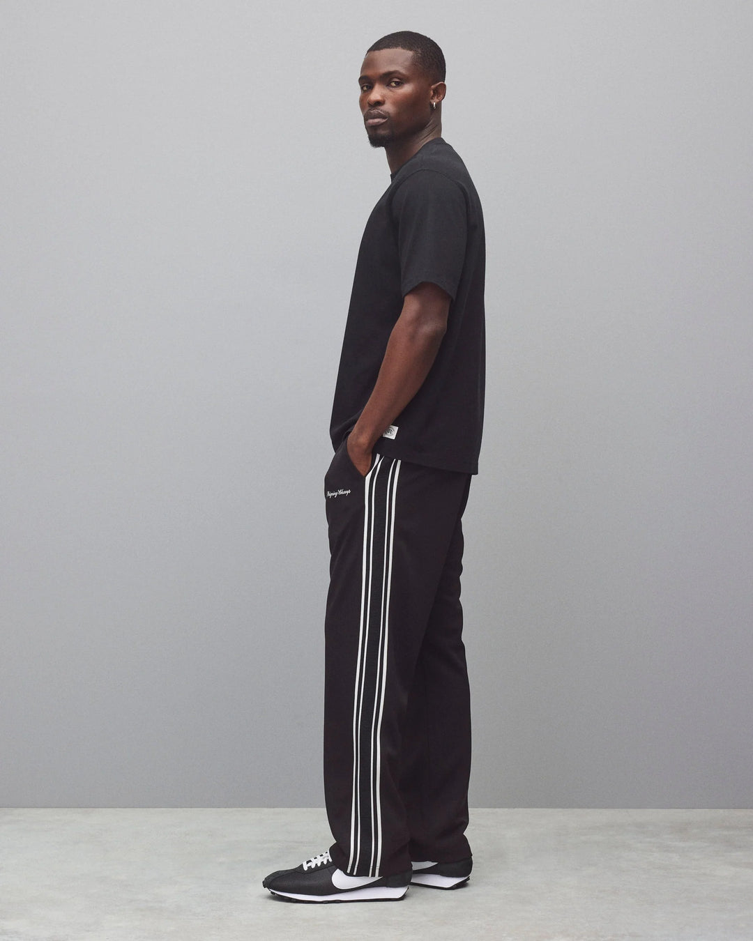 Reigning Champ Midweight Jersey OG T-Shirt - Black