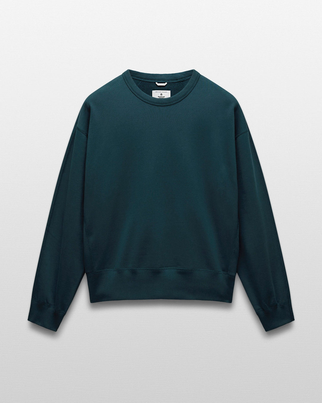 Reigning Champ - Knit Midweight Terry Relaxed Crewneck in Atlantic