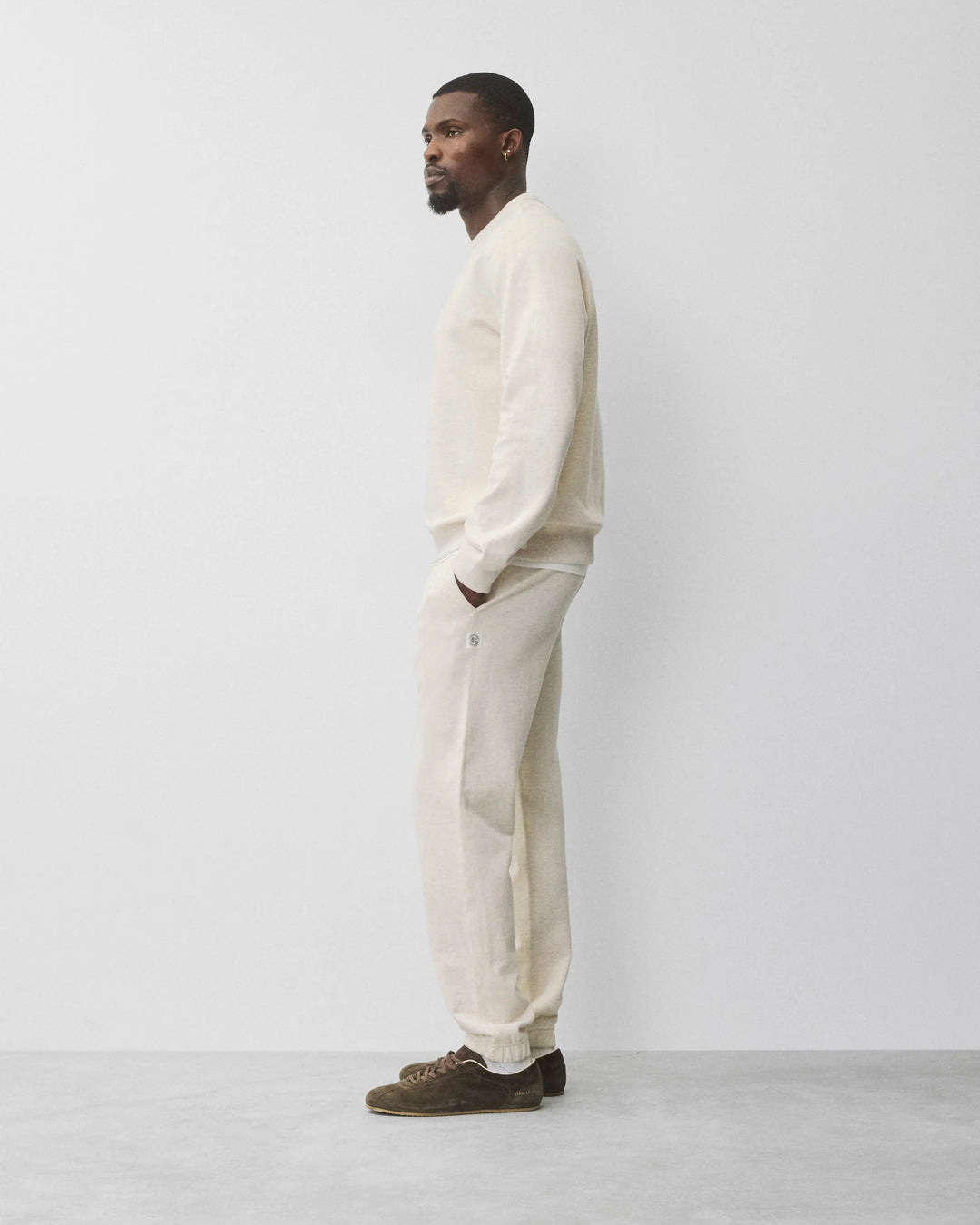Reigning Champ Midweight Terry Standard Sweatpant - Heather Natural