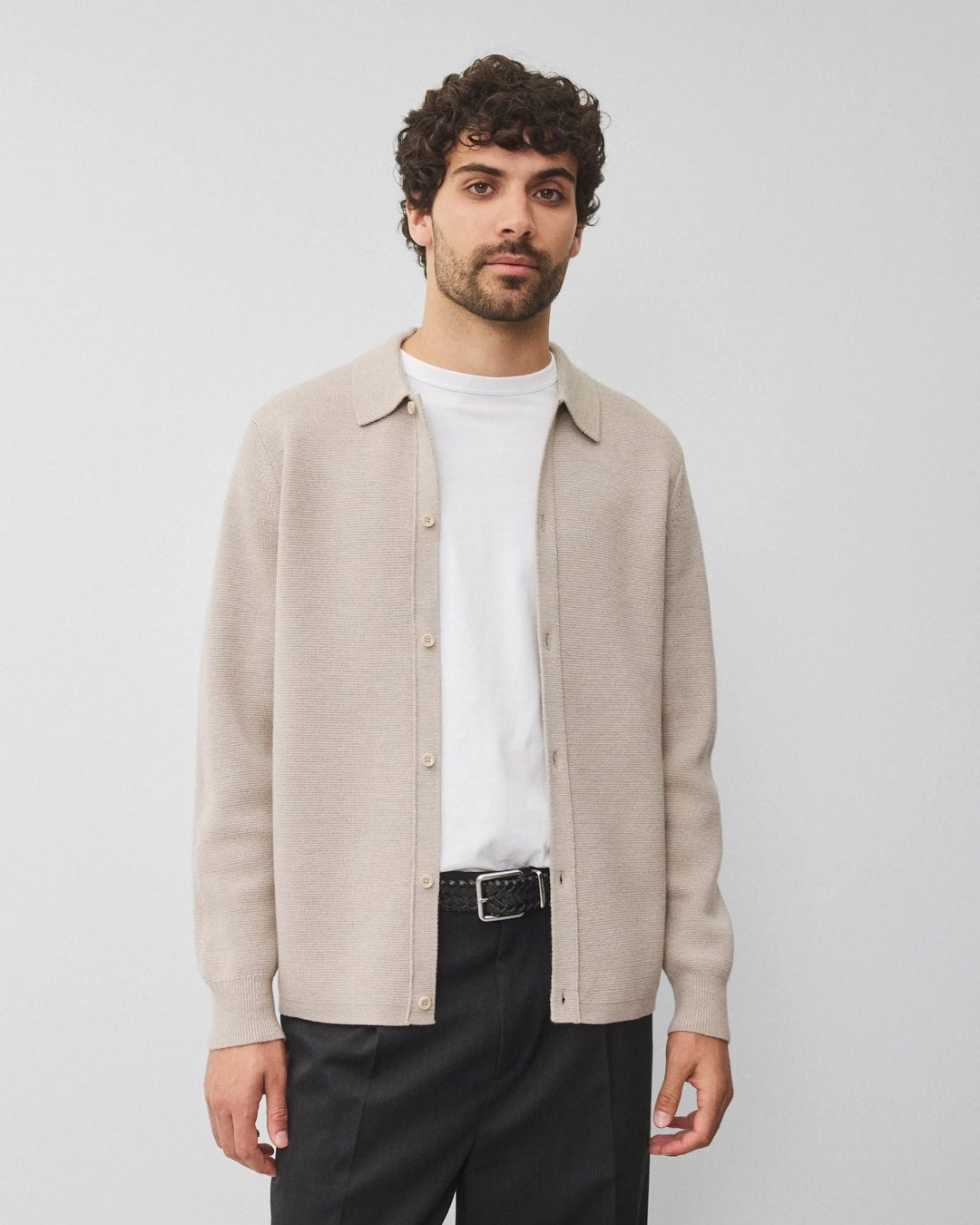 Reigning Champ Merino Pier Shirt - Oat