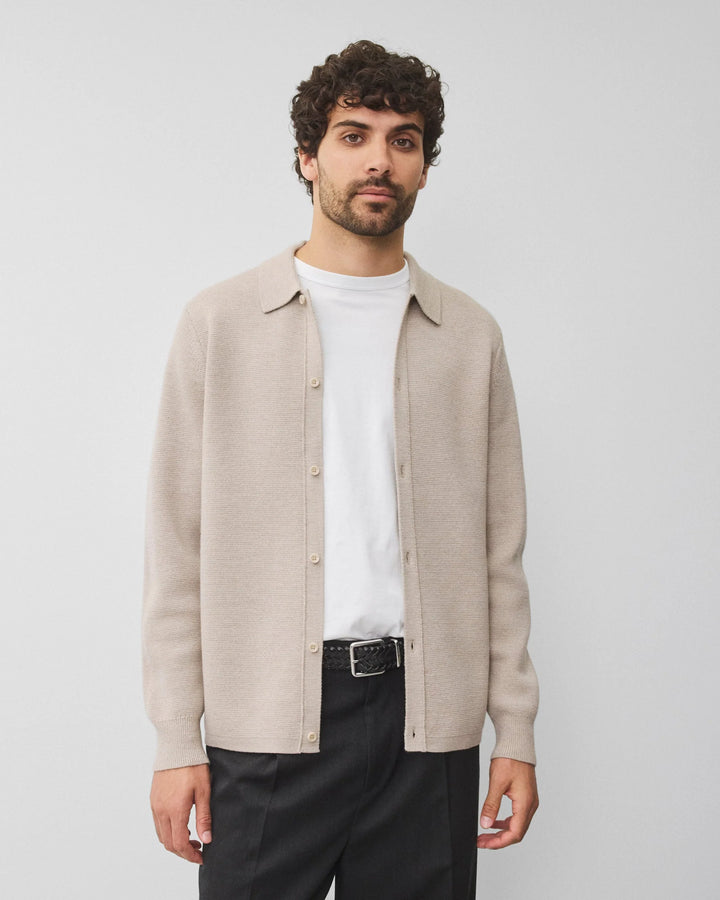 Reigning Champ Merino Pier Shirt - Oat