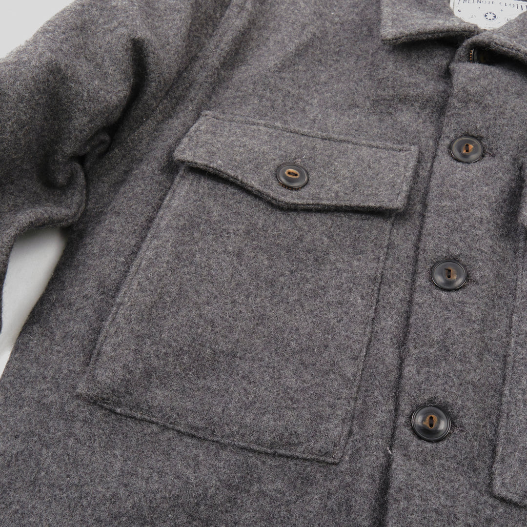 Freenote Cloth Midway Wool CPO - Heather Grey