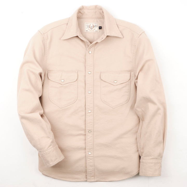 Freenote Cloth Long Sleeve Bodie - Cream Twill