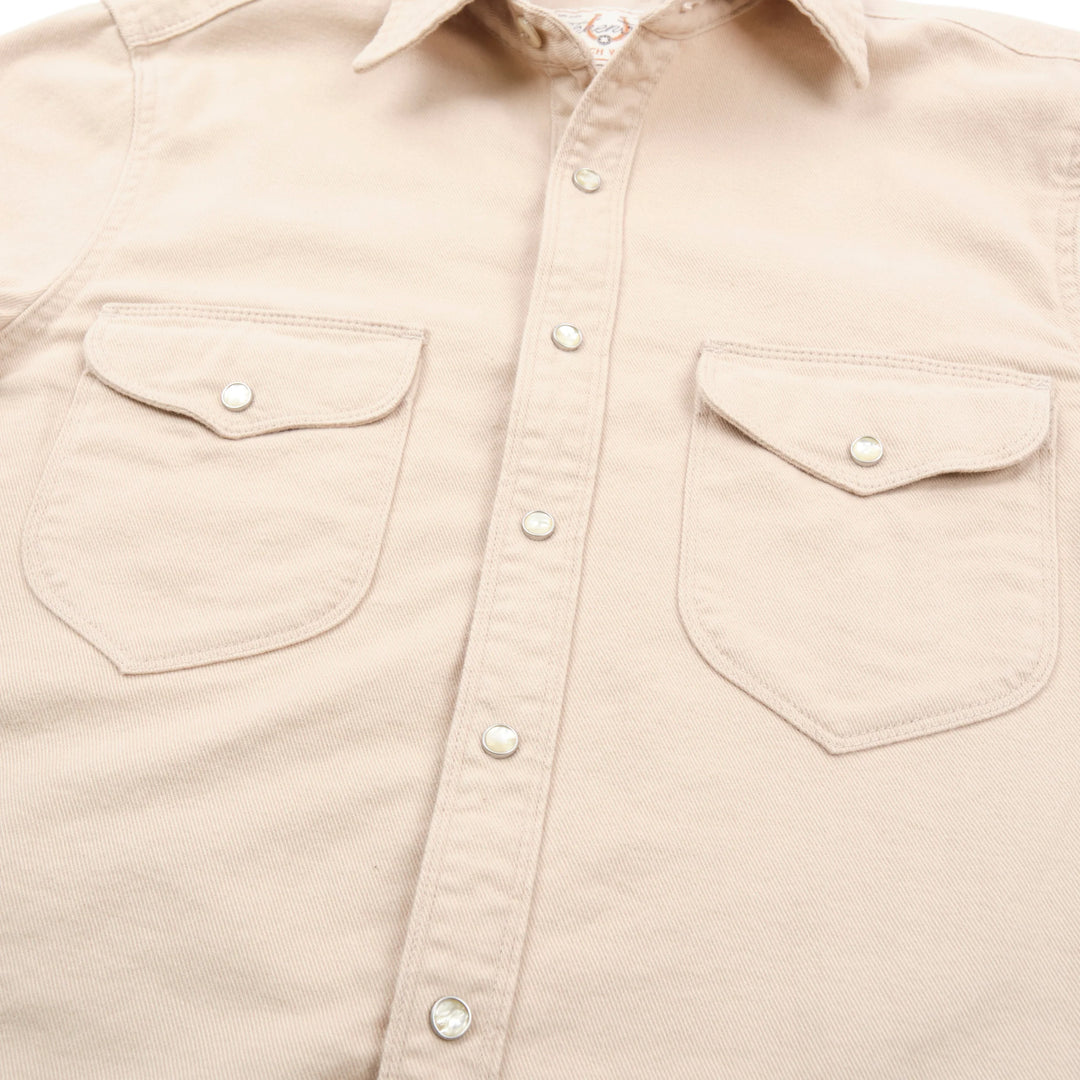 Freenote Cloth Long Sleeve Bodie - Cream Twill