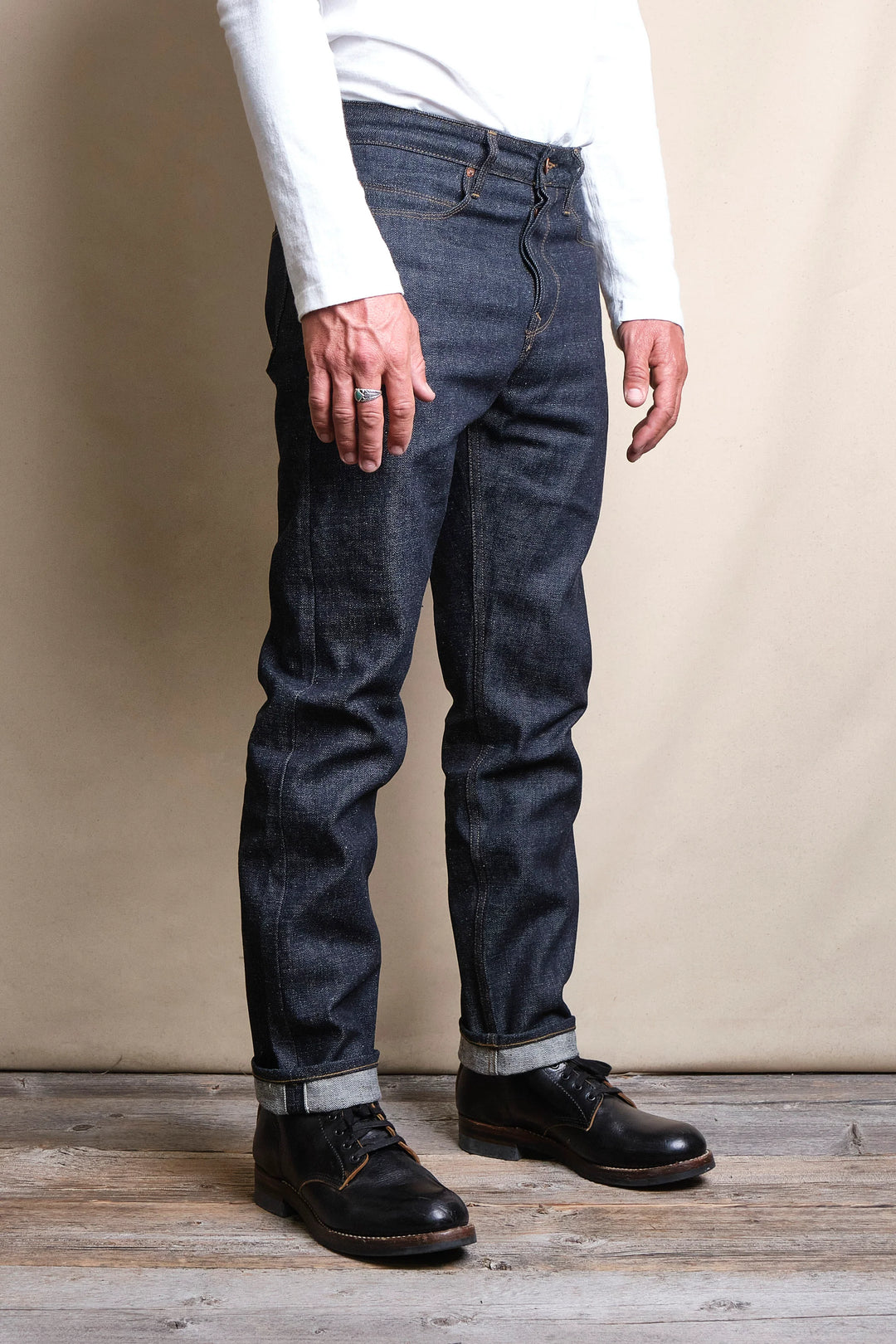 Freenote Cloth Portola Classic Taper 16oz Indigo Denim