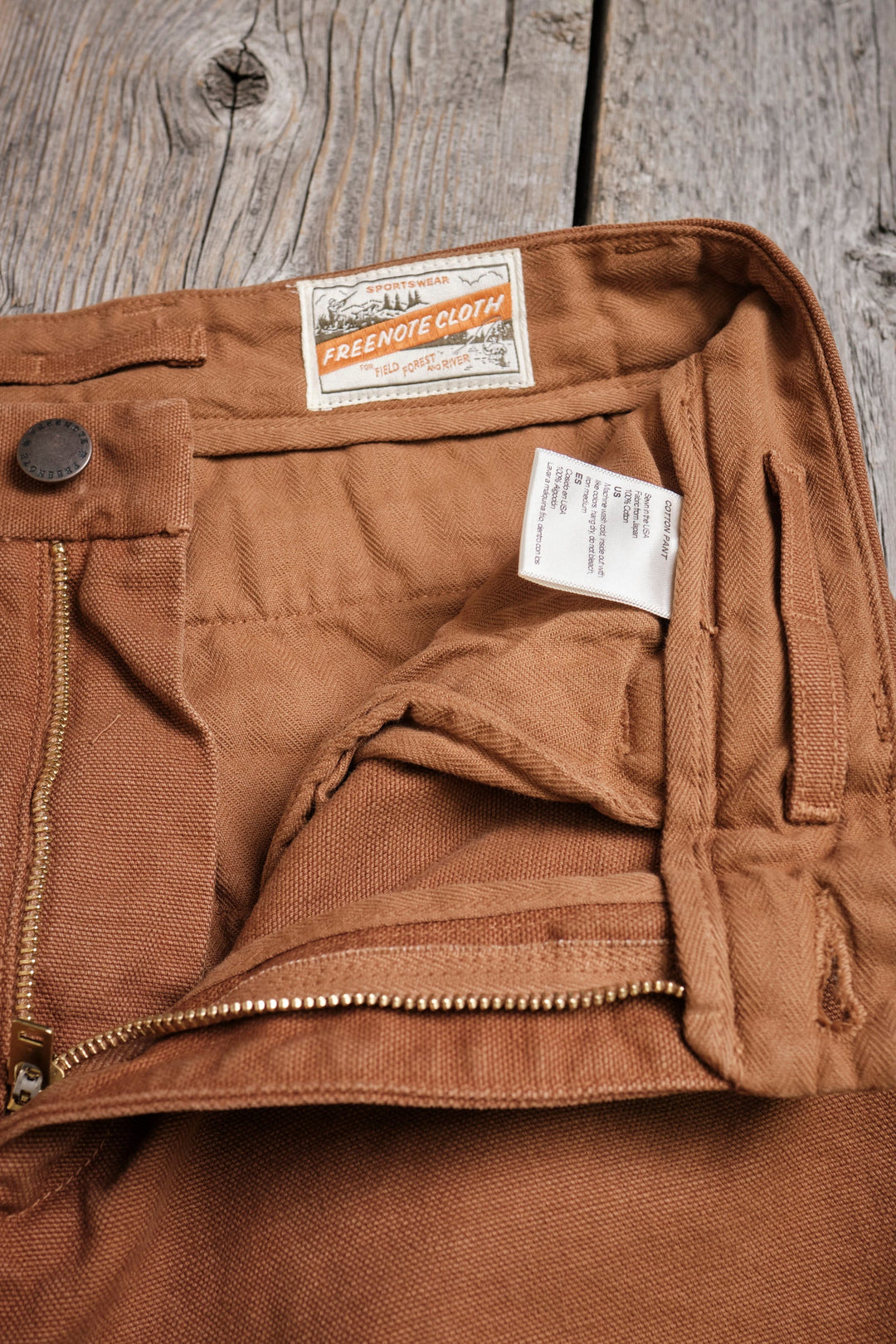 Freenote Cloth Deck Pant 14 Ounce Slub - Rust