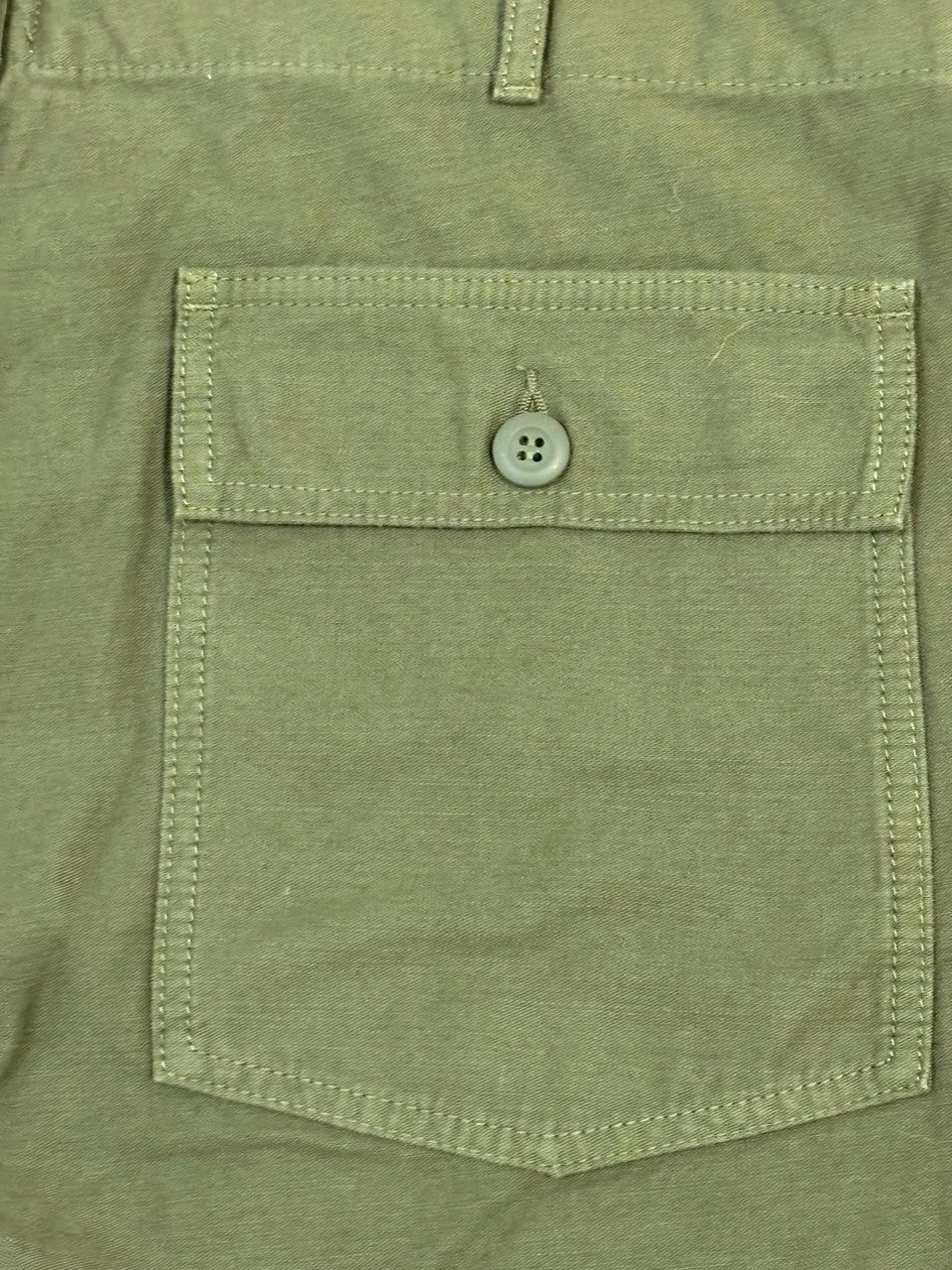Tellason Fatigue Pant - Olive Sateen Straight Leg