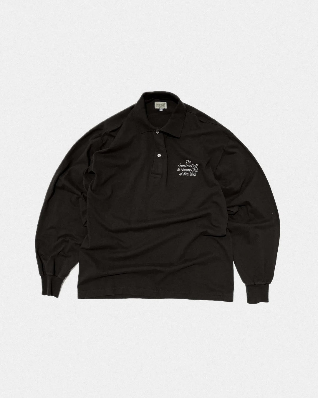 Gumtree Golf & Nature Club Studio Collection - L/S Polo in Black