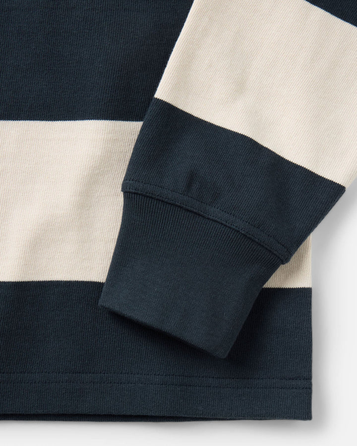 Taylor Stitch - The Rugby Shirt in Navy Stripe