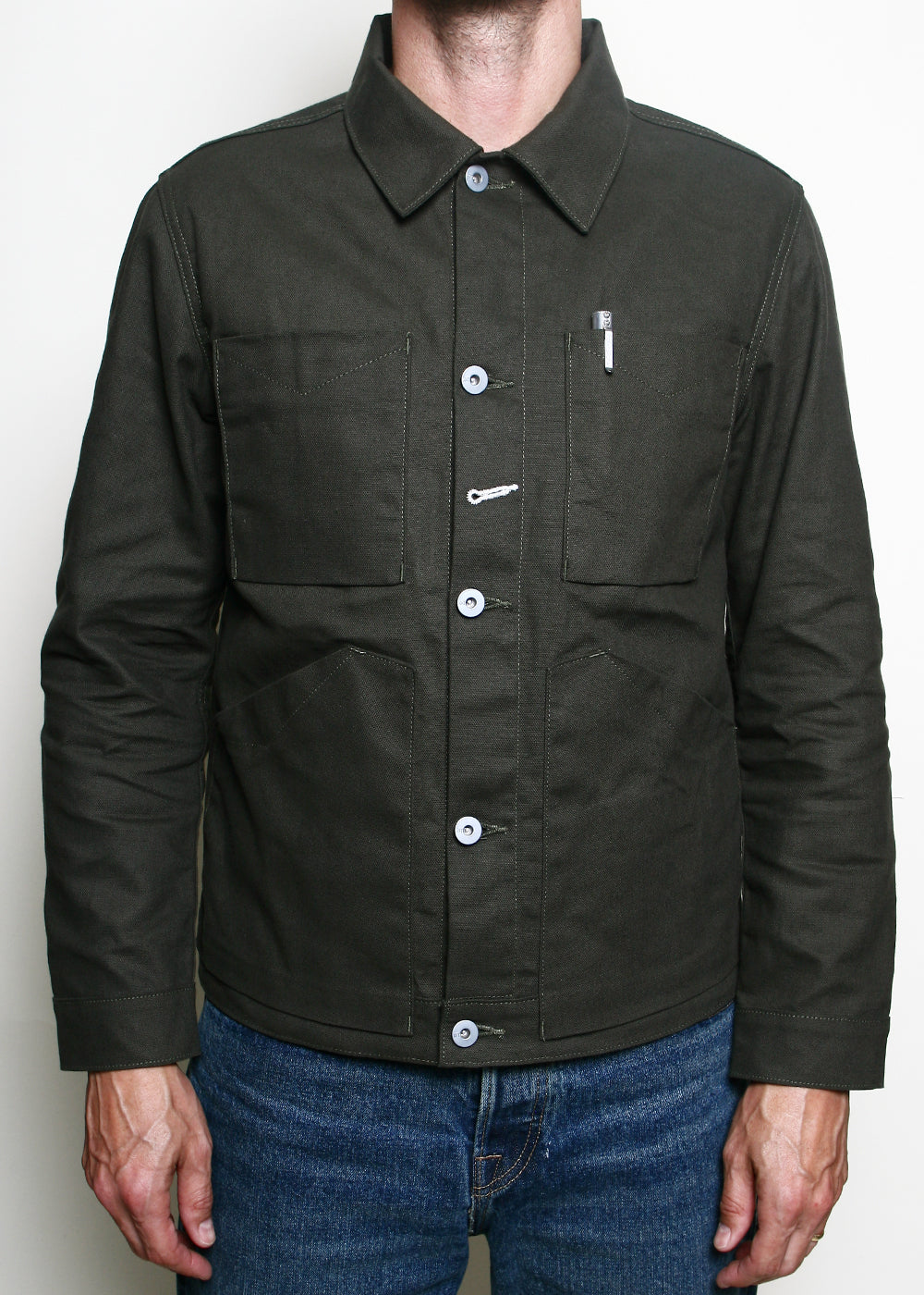 Rogue Territory Open Range Jacket - Dry Wax Canvas Pine