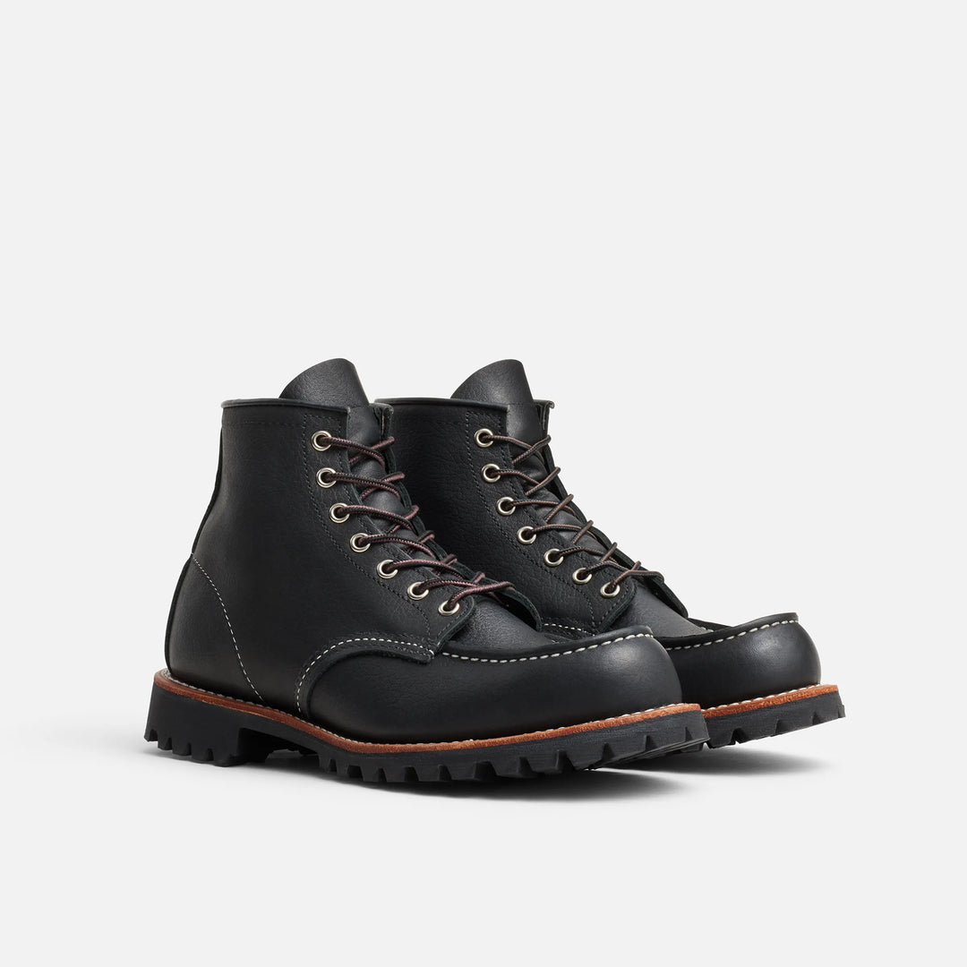 Red Wing Heritage Roughneck in Black Oil Slick Leather - Style 2949