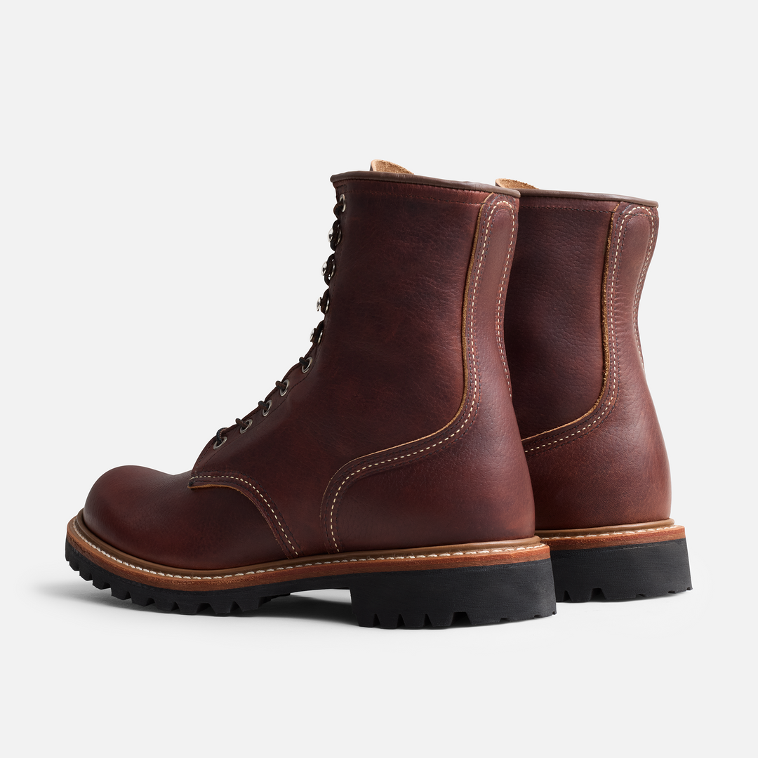 Red Wing Heritage 120th Anniversary Logger Boot in Briar Oil Slick - Style 4585