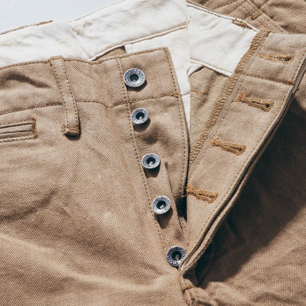 Samurai 15oz Heavy Chino Trousers [SJ42CP] - Khaki