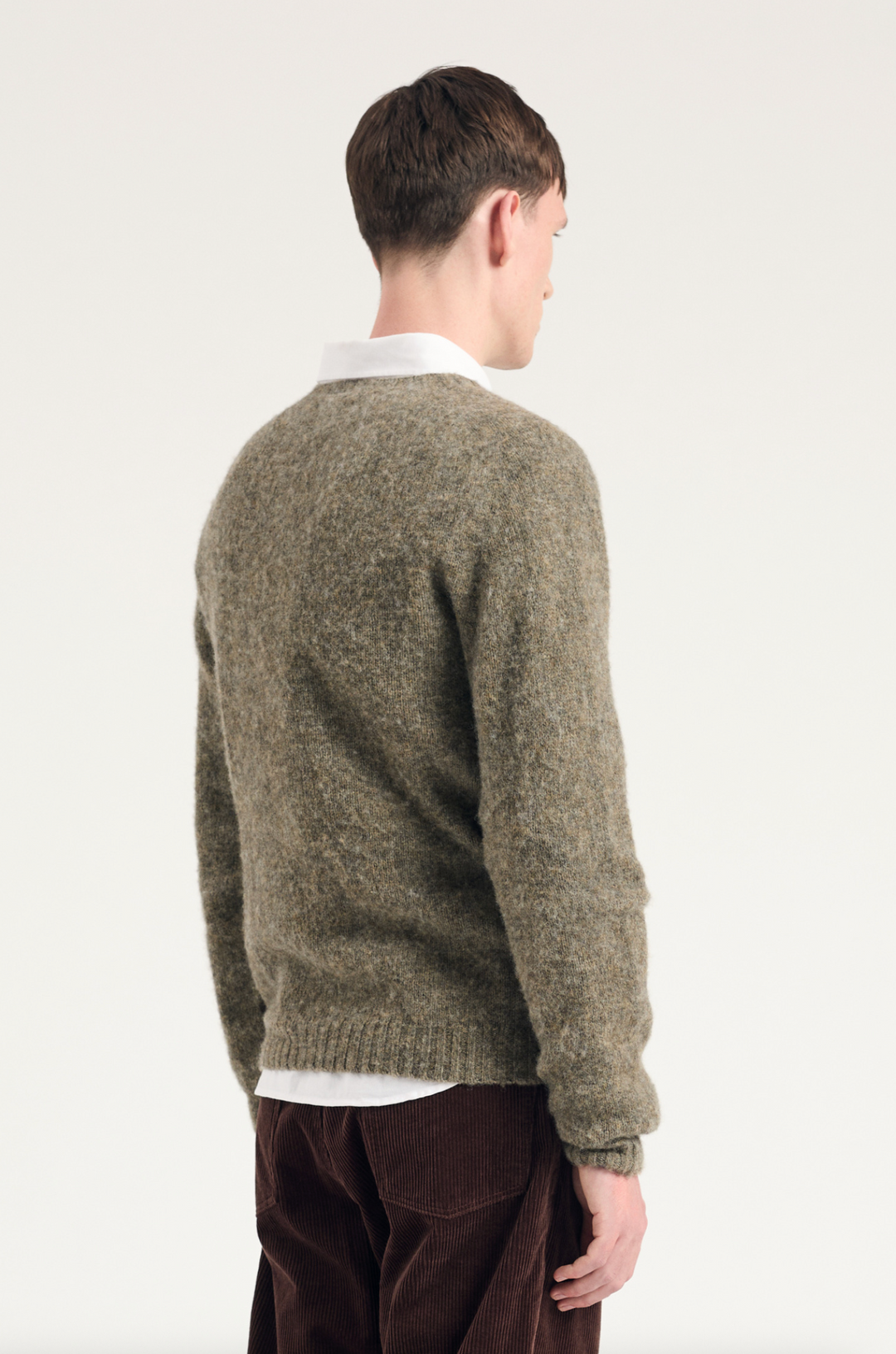 Norse Projects Birnir Brushed Lambswool - Walnut