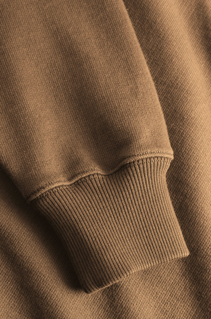 Norse Projects Tyr Relaxed Organic Loopback Raglan Crew - Oak