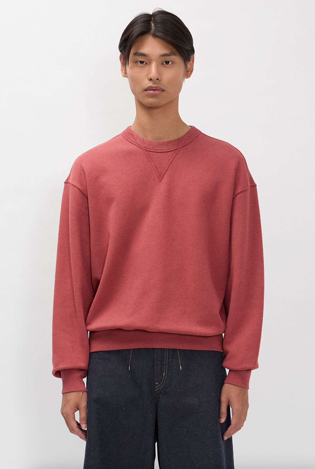 Norse Projects Kulhuse Cotton Linen Loopback Sweatshirt - Cowhide
