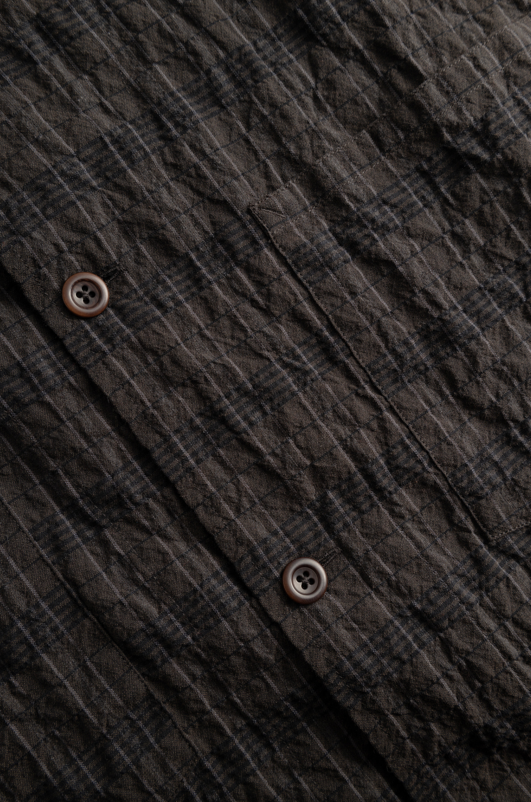 Norse Projects Mols Check Short Sleeve Camp Shirt - Delicioso Brown
