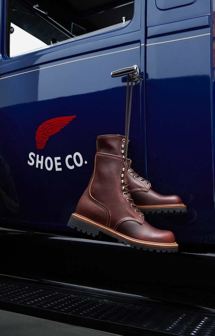 Red Wing Heritage 120th Anniversary Logger Boot in Briar Oil Slick - Style 4585