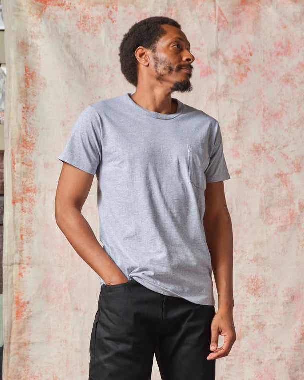 Tellason Pocket Tee - Heather Grey