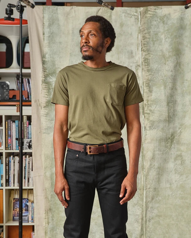 Tellason Pocket Tee - Olive