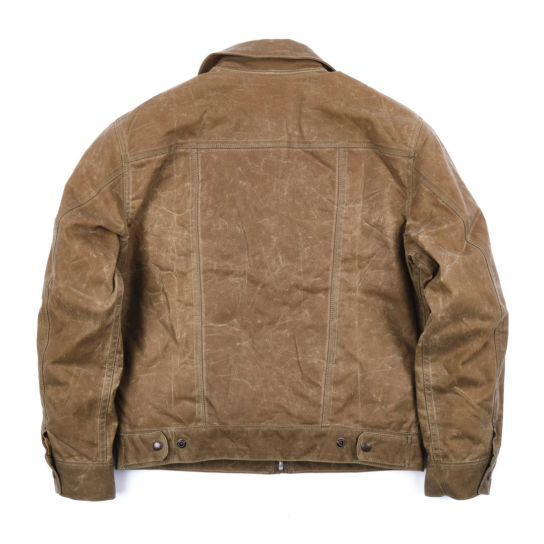 Freenote Cloth Faro Jacket 10oz Waxed Canvas - Tobacco