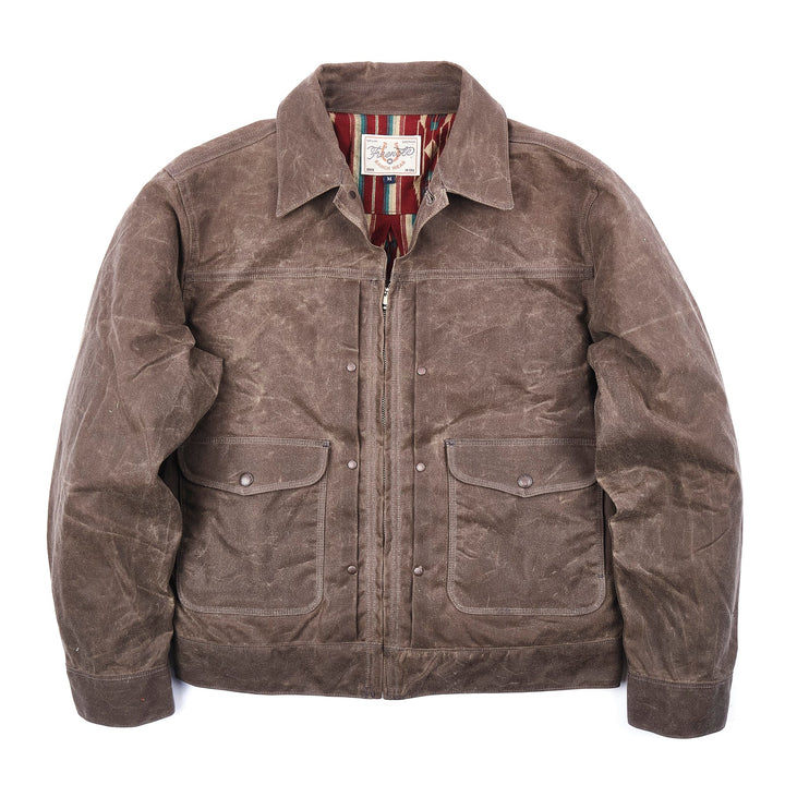 Freenote Cloth Faro Jacket 10 oz Waxed Canvas - Oak
