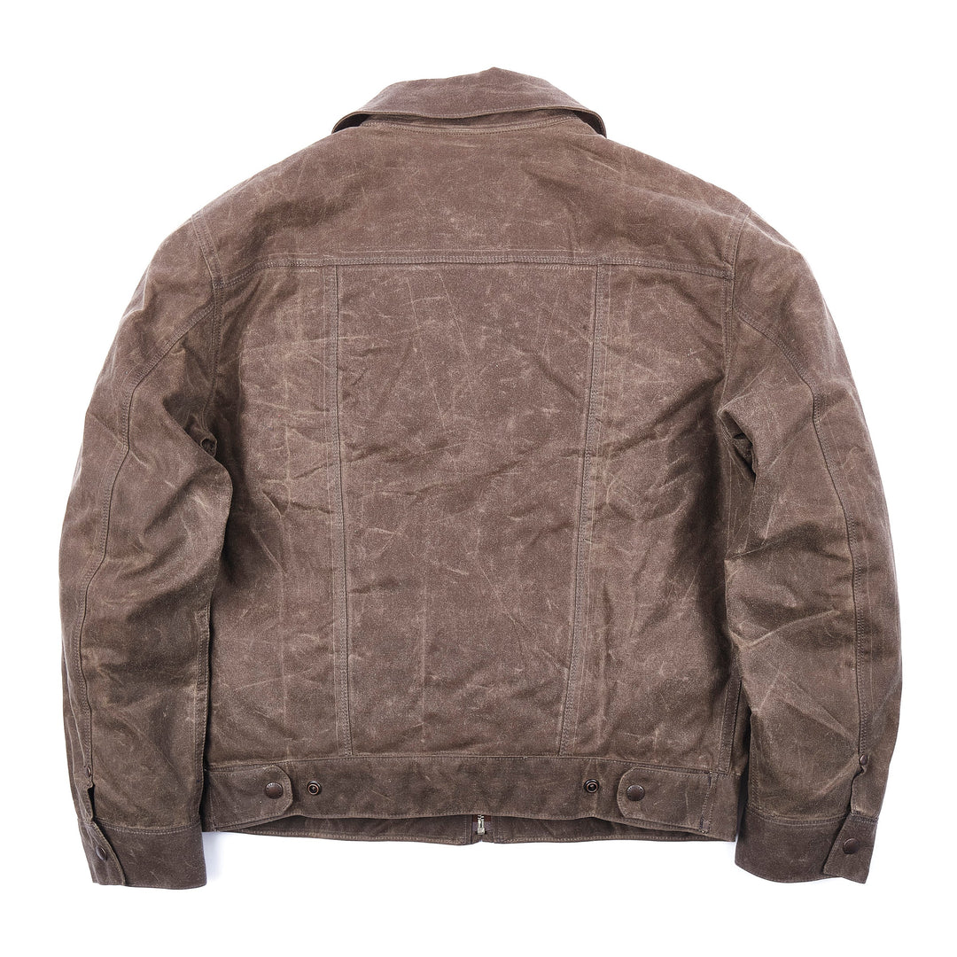 Freenote Cloth Faro Jacket 10 oz Waxed Canvas - Oak