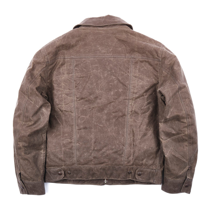 Freenote Cloth Faro Jacket 10 oz Waxed Canvas - Oak