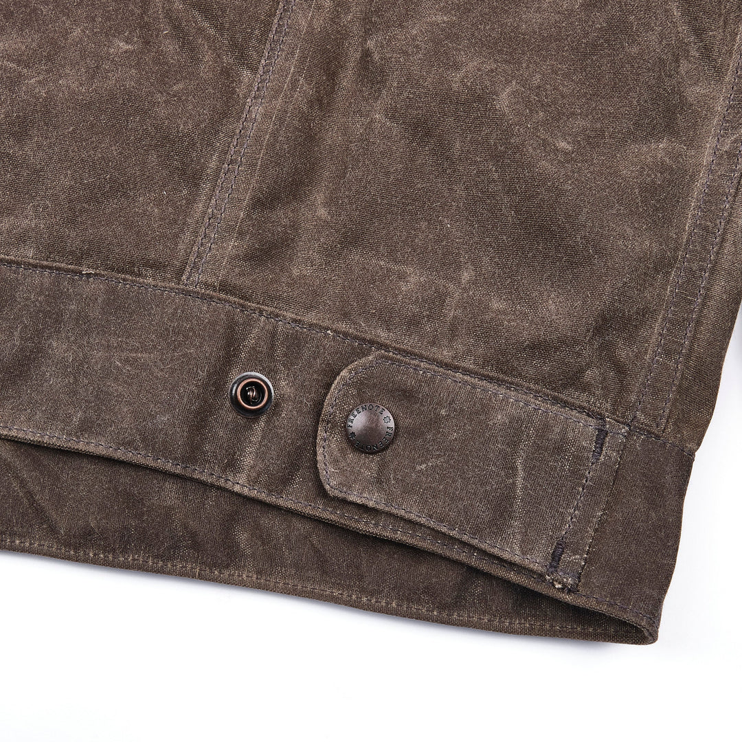 Freenote Cloth Faro Jacket 10 oz Waxed Canvas - Oak