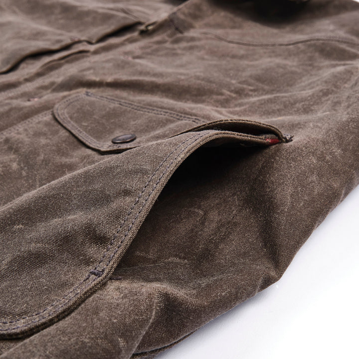 Freenote Cloth Faro Jacket 10 oz Waxed Canvas - Oak